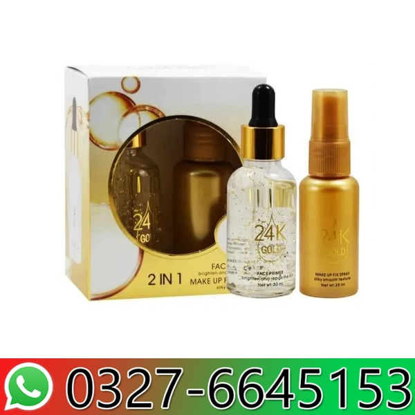 24K Gold Makeup Fix 2 In 1 in Pakistan