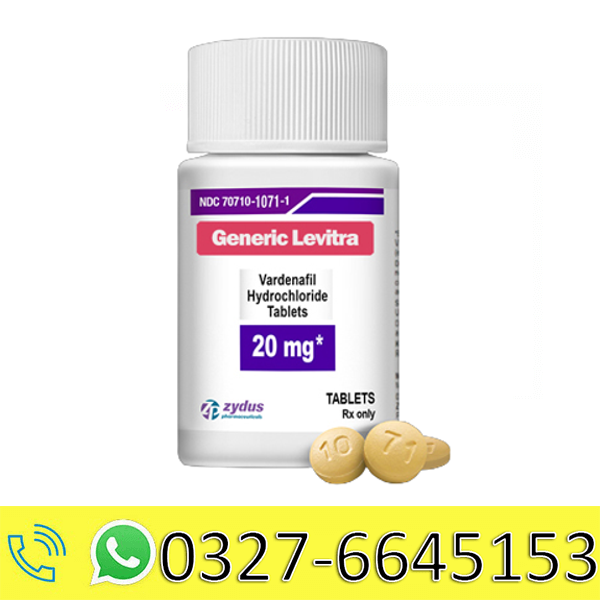 Generic Levitra 20mg 100 Tablets in Pakistan