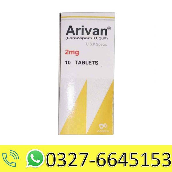 Arivan Lorazepam 2mg Tablets in Pakistan