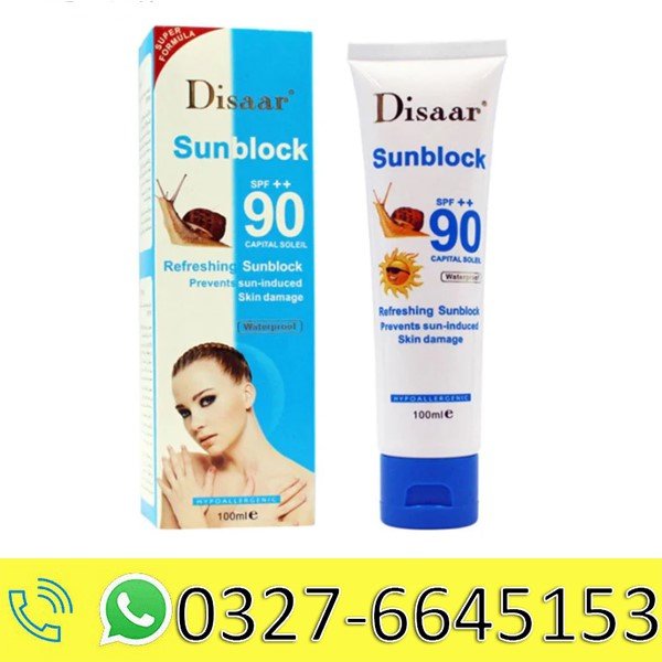 Disaar Facial Snail Sunscreen Cream in Pakistan