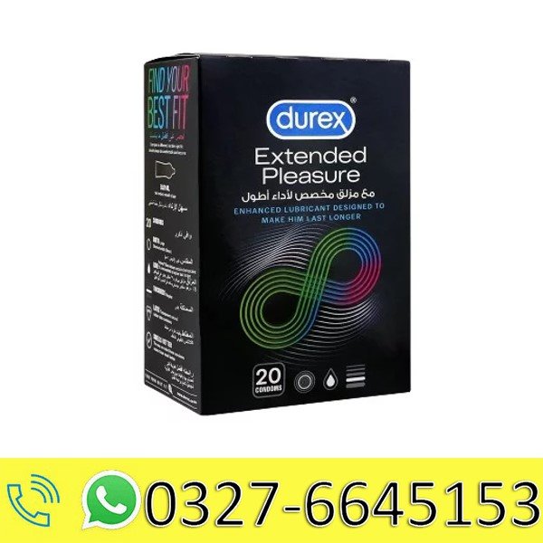 Durex Extended PLeasure 20 Condoms in Pakistan