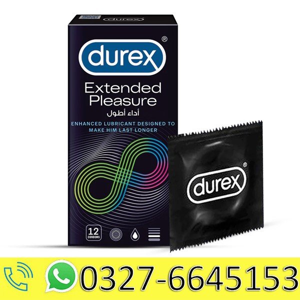 Durex Extended Pleasure Longer Lasting Condoms in Pakistan