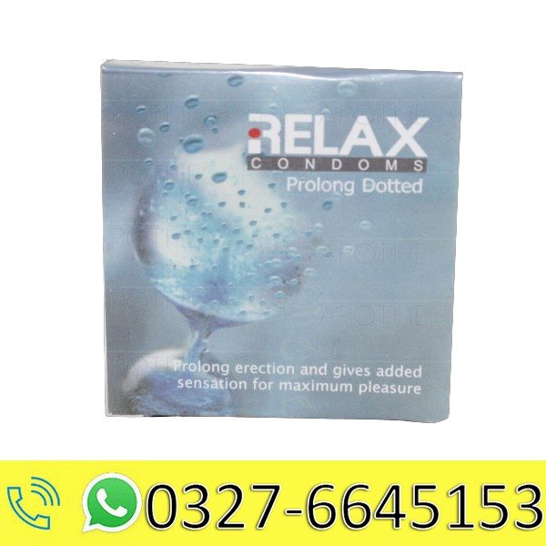 Relax Prolong Dotted Condom in Pakistan
