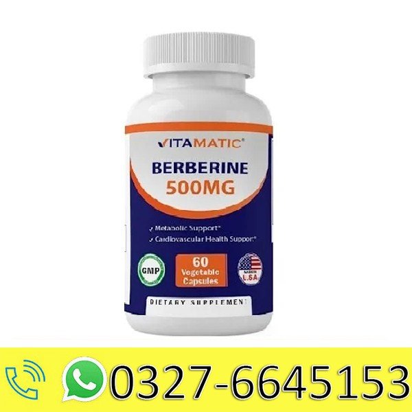 Vitamatic Berberine Supplement 500mg in Pakistan