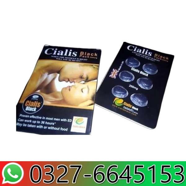 Cialis Black 200mg 6 Tablets Price in Pakistan