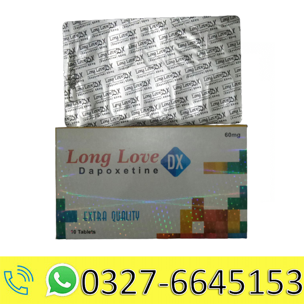 Long Love Dapoxetine 60mg Tablets in Pakistan