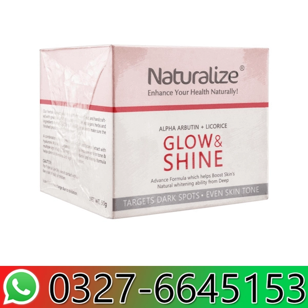 Naturalize Alpha Arbutin + Licorice Glow and Shine Cream in Pakistan