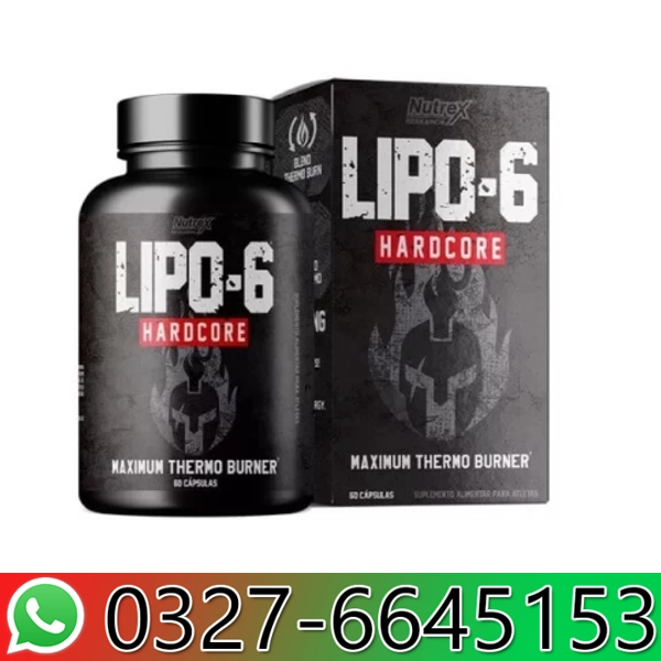 Nutrex Warrior Lipo-6 Hardcore In Pakistan