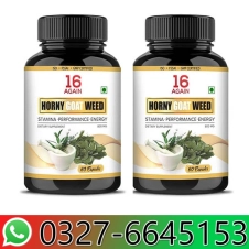 16 Again Horny Goat Weed Capsules In Pakistan