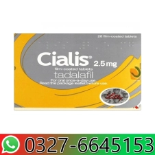 Cialis 2.5mg Tadalafil Tablets in Pakistan