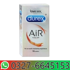 Durex Air Ultra Thin For An Earth Shattering Experience 10 Condoms in Pakistan