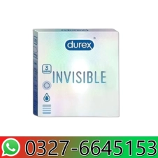 Durex Invisible Extra Thin 3 Condoms in Pakistan