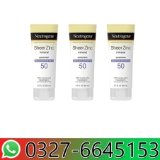 Neutrogena Sheer Zinc Face Mineral Sunscreen SPF 50 in Pakistan