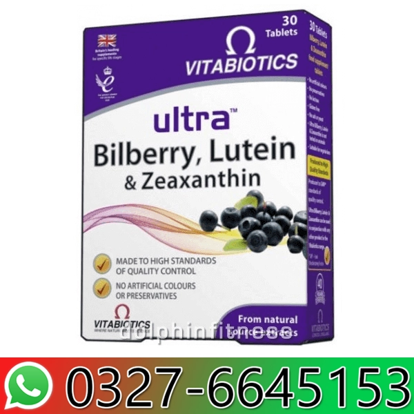 Vitabiotics Ultra Bilberry Lutein and Zeaxanthin in Pakistan