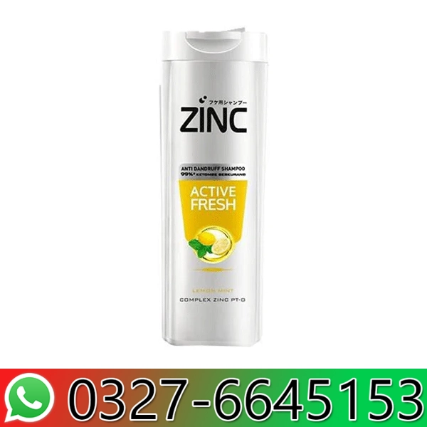 Zinc Active Fresh Anti Dandruff Shampoo in Pakistan